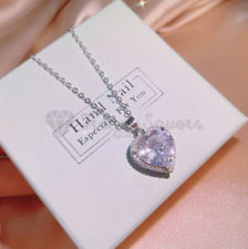 Heart crystal pendant for sale  LOCHGELLY