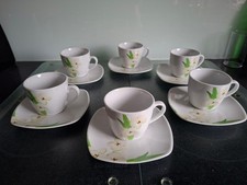 Kaffeetassen untertassen kaffe gebraucht kaufen  Kempen