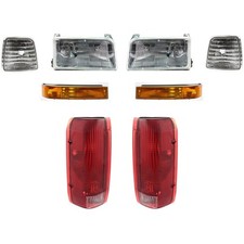 Faróis de seta luz de canto luz traseira para 92-96 Ford F-150 F-250 F-350, usado comprar usado  Enviando para Brazil