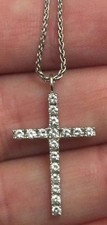 14ct diamond cross for sale  MORECAMBE