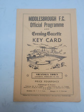 Middlesbrough swansea town for sale  CHRISTCHURCH