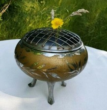 Blumensteckvase indisch messin gebraucht kaufen  Malchin