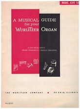 Musical guide wurlitzer for sale  Mesa