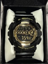 Usado, Relógio digital masculino Casio G Shock GD 100GB ouro preto estojo de 2 polegadas comprar usado  Enviando para Brazil