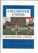 Colchester united manchester for sale  BODMIN