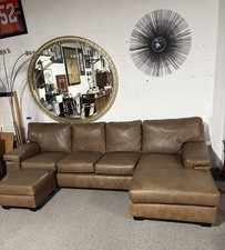 Leather sectional sofa for sale  Cockeysville