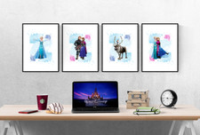 Disney frozen watercolour for sale  WELWYN GARDEN CITY