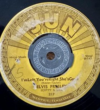 ELVIS PRESLEY I’m Left You’re Right She’s Gone Baby Let’s Play House SUN #217 45 comprar usado ELVIS PRESLEY I’m Left You’re Right She’s Gone Baby Let’s Play House SUN #217 45 comprar usado  Enviando para Brazil