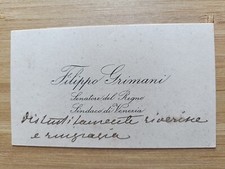 Grimani filippo. biglietto usato  Vigevano