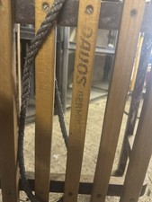 Davos wooden sledge for sale  BASINGSTOKE