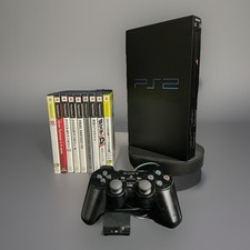 PlayStation 2 FAT Midnight Black SONY NTSC-J PACOTE CONJUNTO X9 JOGOS TODOS TESTADOS JP comprar usado  Enviando para Brazil