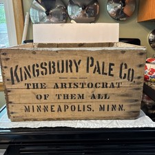 Estojo de cerveja de madeira Kingsbury Pale Co. “The Aristocrat Of Them All”. Minneapolis., usado comprar usado  Enviando para Brazil