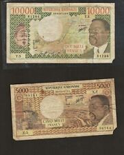 Lot gabon billet d'occasion  Saint-Jacques-de-la-Lande