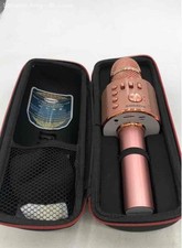 Microfone Bonaok preto vermelho dourado sem fio Bluetooth karaokê com estojo comprar usado  Enviando para Brazil