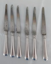 Couteaux métal argenté d'occasion  Cestas
