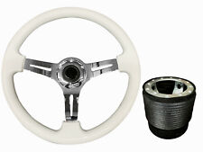 White chrome steering for sale  PETERBOROUGH