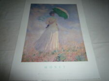 Monet print woman for sale  LINCOLN