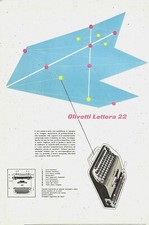 Pubblicita 1952 olivetti usato  Biella
