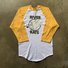 Camiseta Raglan Vintage River Rats Sacramento Amarela Branca Masculina Pequena, usado comprar usado Camiseta Raglan Vintage River Rats Sacramento Amarela Branca Masculina Pequena, usado comprar usado  Enviando para Brazil