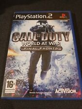 PS2 Playstation 2 PAL Call of Duty World at War final fronts comprar usado  Enviando para Brazil