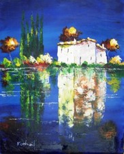 Tableau original fontanil d'occasion  Savenay