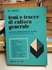 Temi tracce cultura usato  Italia