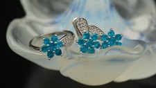 Silber hrringe ring gebraucht kaufen  Bad Honnef