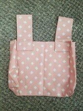 Cestas de bicicleta de tecido cadeira porta-livro bolsos internos versáteis rosa feitas à mão comprar usado  Enviando para Brazil