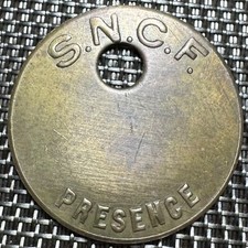 Jeton sncf présence d'occasion  Senlis