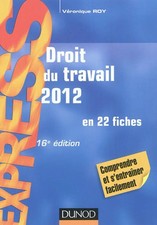 Droit travail 2012 d'occasion  France