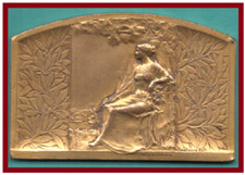 Plaque bronze rené d'occasion  Mèze
