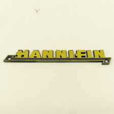 Emblema de máquina hidráulica Stemac vintage Hannifin 8-1/4" x 1" pré 1957 comprar usado  Enviando para Brazil