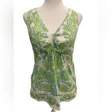 Green floral sleeveless for sale  USA