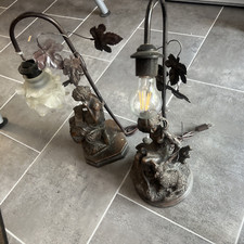 Antike tischlampe weiblicher gebraucht kaufen  Duisburg