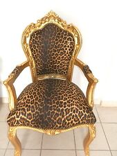 Poltrona sedia leopardata usato  Chieti