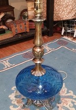 Blue marble brass for sale  Parkersburg