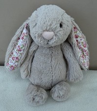 Usado, Edredom Jellycat pequeno flor bege coelho bebê brinquedo macio design rosa aposentado comprar usado  Enviando para Brazil