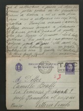 biglietto postale usato biglietto postale usato Tavernole sul Mella