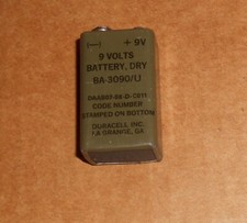 Bateria Duracell 9 volts militar dos EUA década de 1990 BA-3090/U comprar usado  Enviando para Brazil