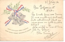 France 27.4.1916. propaganda usato  Bazzano