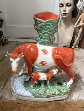 Staffordshire pottery cow for sale  RICHMOND
