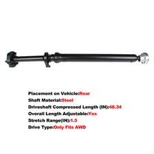 Rear drive shaft for sale  Ontario