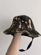 Chapéu balde disquete proteção solar camuflado Quiksilver com alça tamanho M comprar usado  Enviando para Brazil