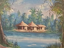 Grand tableau peinture d'occasion  Bougival