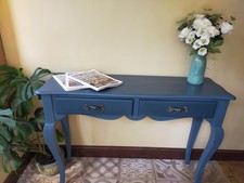 Solid oak console for sale  TELFORD