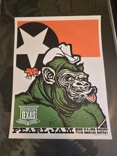 Pôster Pearl Jam, Texas, 2003 - San Antonio/Houston. Excelente estado, Ames comprar usado  Enviando para Brazil