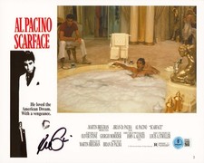 Usado, Foto de cartão de lobby horizontal assinada por Al Pacino Scarface 8x11 BAS #BR85800 comprar usado  Enviando para Brazil
