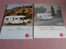 Bürstner brochure catalogue d'occasion  Bédée