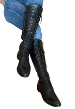 Usado, Bota Leonardo Principi Feminina Couro Preto Joelho Alto Cadarço Tamanho 39 8.5 comprar usado Usado, Bota Leonardo Principi Feminina Couro Preto Joelho Alto Cadarço Tamanho 39 8.5 comprar usado  Enviando para Brazil