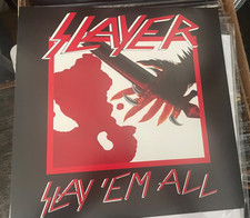 RARE SLAYER LP WHITE vinyl Venom Mercyful Fate Sarcofago Sodom Kreator Sepultura comprar usado RARE SLAYER LP WHITE vinyl Venom Mercyful Fate Sarcofago Sodom Kreator Sepultura comprar usado  Enviando para Brazil